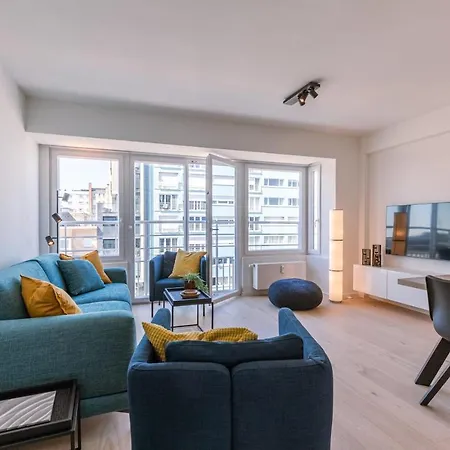 Huswell - Lovely With Lateral Sea View And Parking 아파트
